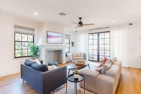 Brand new home near the beach with private pool patio and balcony