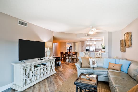 4th floor beachfront corner condo with private balcony views BBQ AC