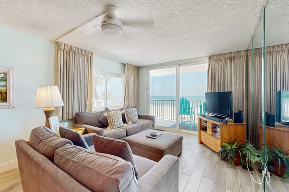 Third Floor Gulf Front Condo in Sand Castle I