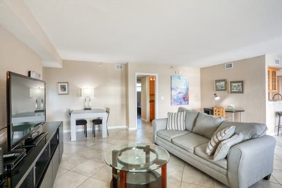 Third floor condo with pool access fast WiFi central AC and WD snowbirds OK