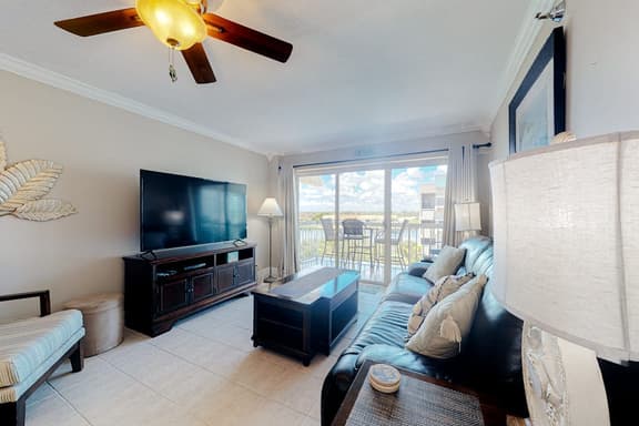 Waterfront condo with heated pool hot tub central AC and WD snowbird friendly