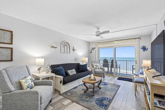 Modern and Gulf front direct beach access pool snowbird friendly
