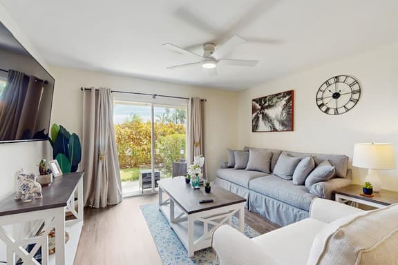 Beautiful condo near beaches and activities with pool access and golf course view