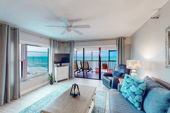 Renovated beachfront condo with heated pool amazing Gulf views and washer dryer
