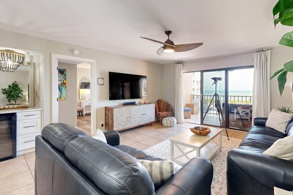 Dog friendly beachfront condo with pool hot tub tennis and AC snowbird friendly