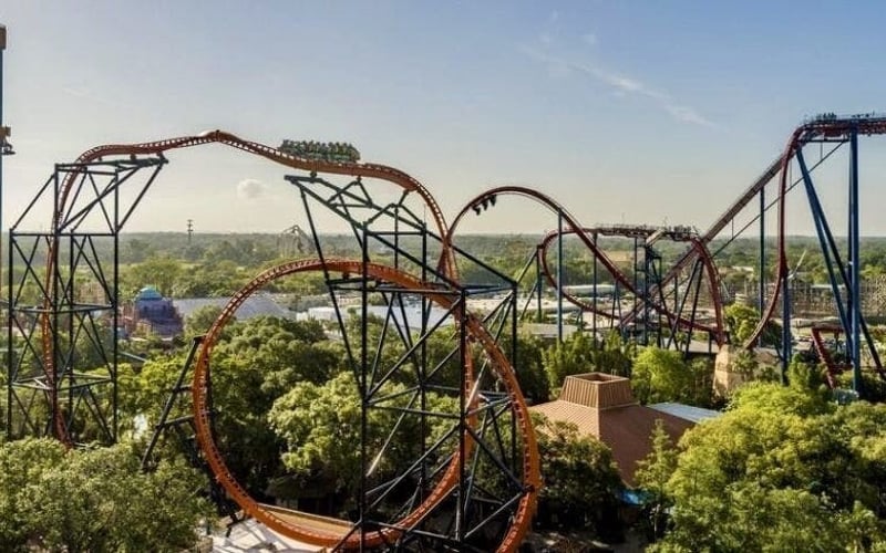 Roller coasters at Busch Gardens Tampa Bay