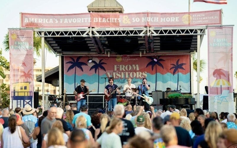 Live music concert at John's Pass Village